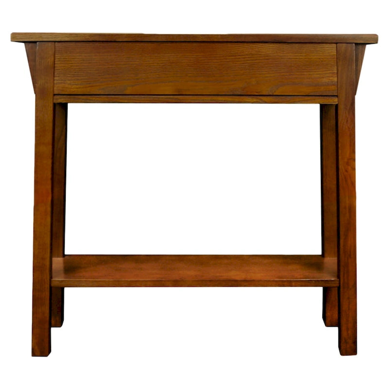 Console Mission Slate / Russet avec tiroir et étagère