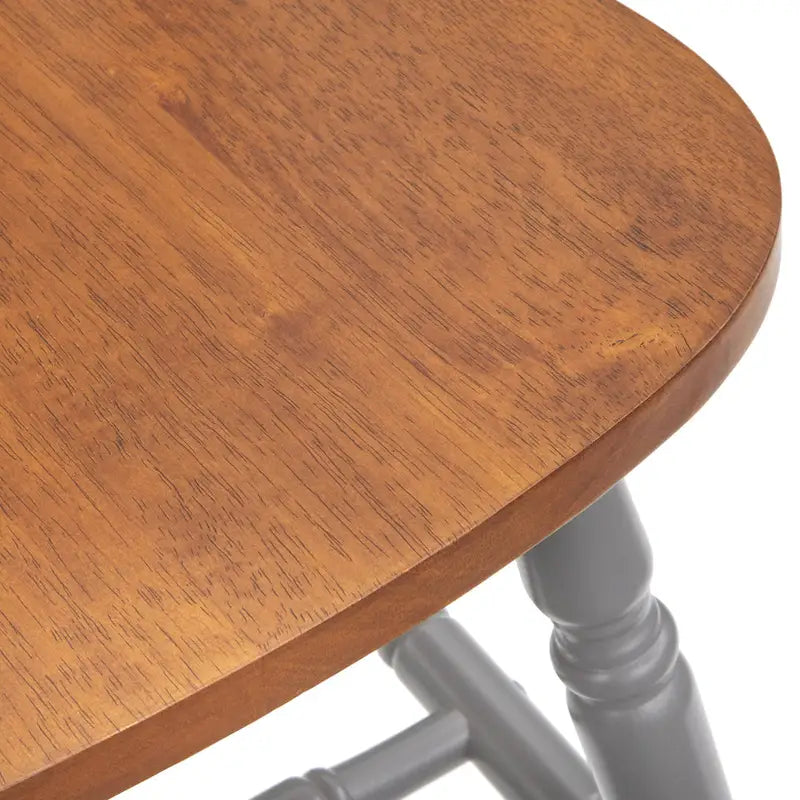 Chaises de salle à manger à barreaux de style rustique, ensemble de 2 – Plusieurs coloris
